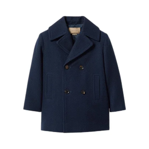 Children's wool coat with Web