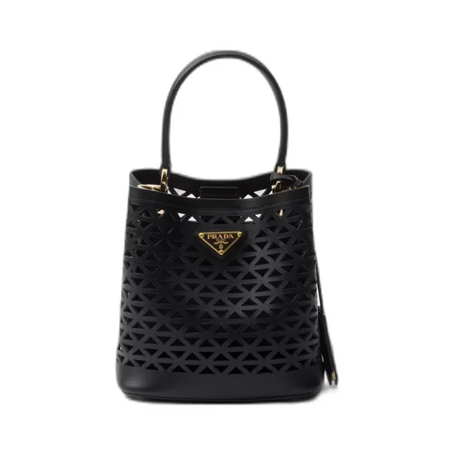Prada Panier leather mini-bag with cut-out motif