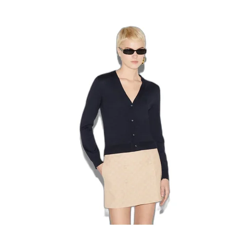Wool silk cardigan