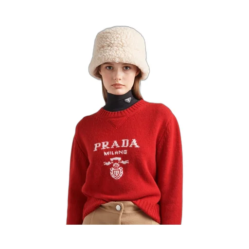 Wool and cashmere crew-neck sweater