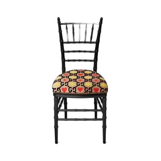 Chiavari chair with GG jacquard