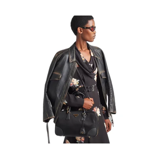 Prada Re-Edition 1978 large Re-Nylon and Saffiano leather two-handle bag