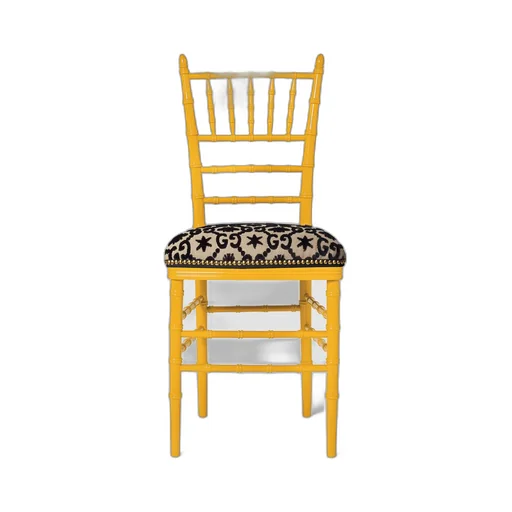 Chiavari chair with GG jacquard