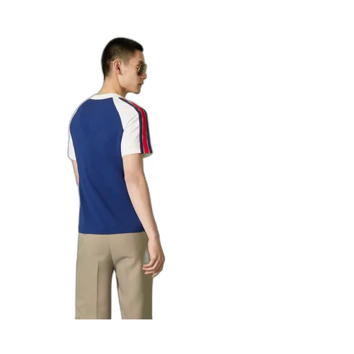 Cotton jersey T-shirt with patch