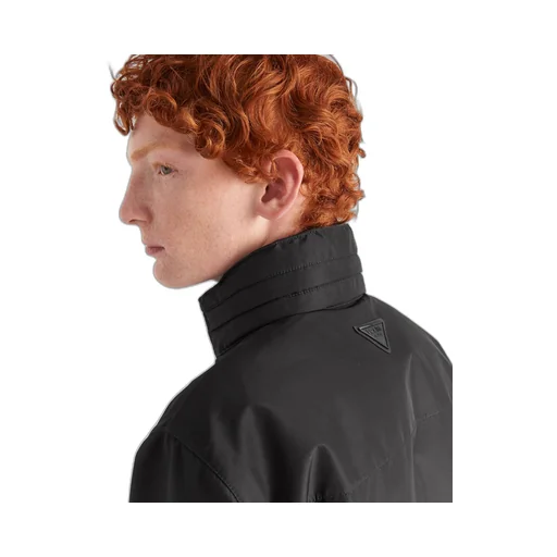 Technical fabric blouson jacket