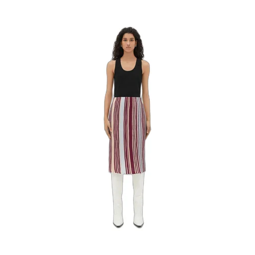 Striped Linen Skirt