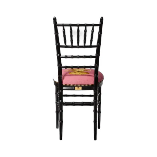 Chiavari chair with Gucci bear embroidery