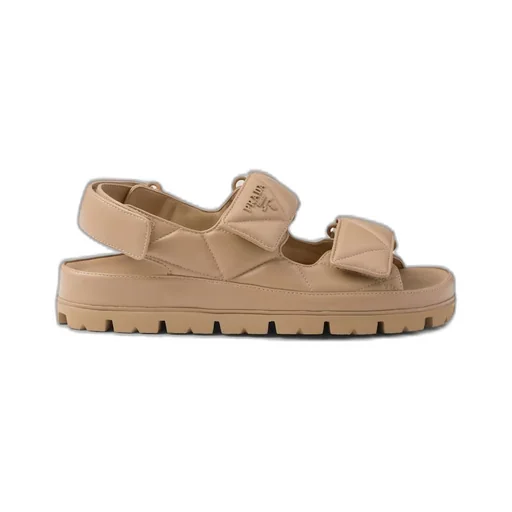 Padded nappa leather sandals