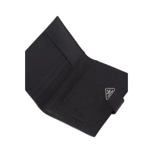 Saffiano leather passport holder