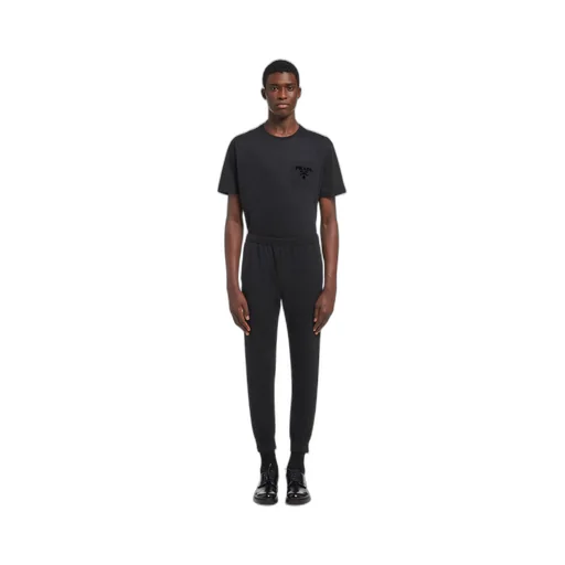 Cashmere and silk joggers