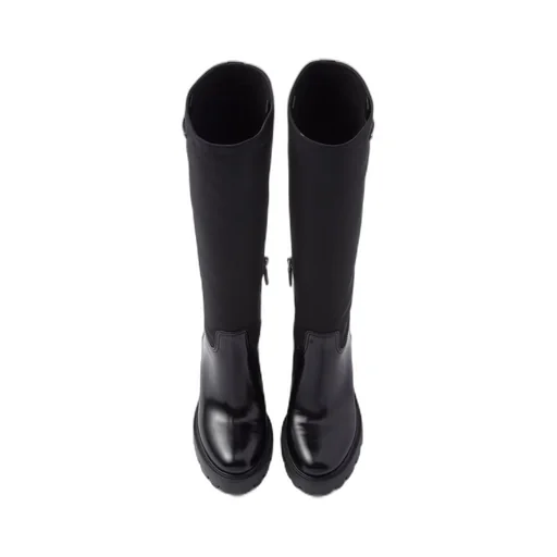 Leather and Re-Nylon boots