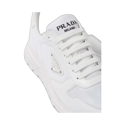 Prada Re-Nylon and brushed leather sneakers