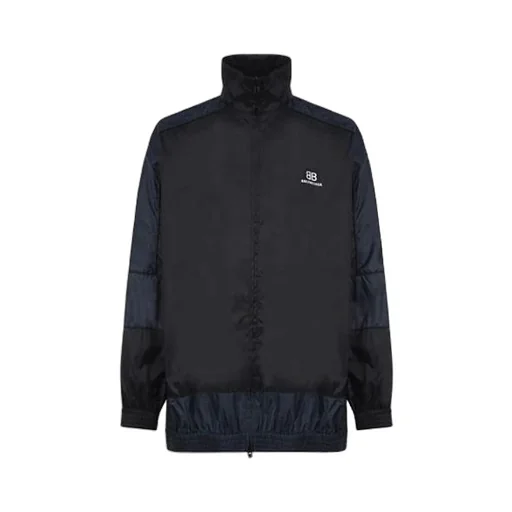BB Patchwork Nylon Full-Zip Windbreaker