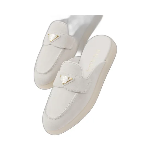 Suede mules