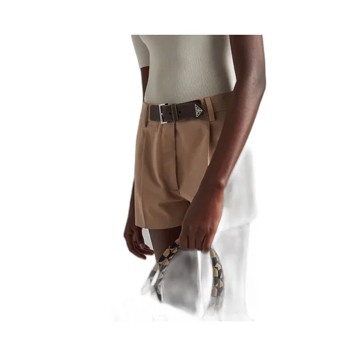 Gabardine shorts