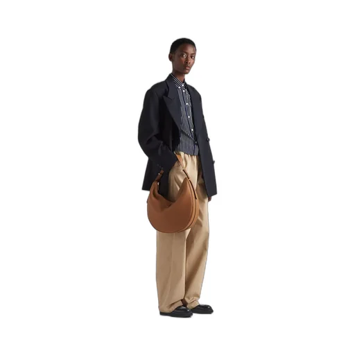 Prada Arqué large leather shoulder bag