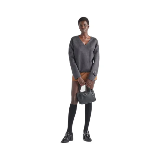 Small leather handbag