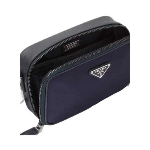 Prada Brique Re-Nylon and Saffiano leather bag