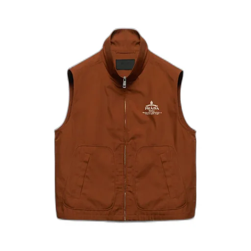 Cotton blend vest