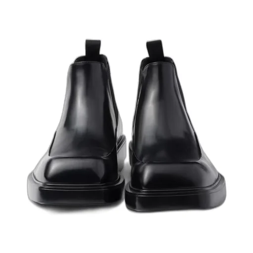 Brushed leather Chelsea boots