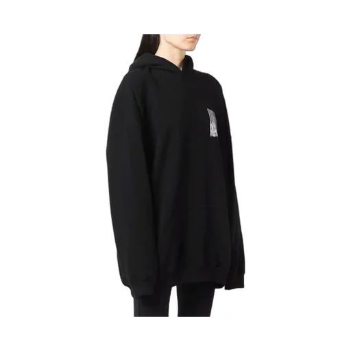 Barcode Cotton Hoodie