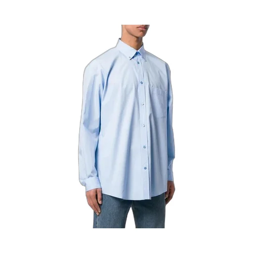 Back Logo Cotton Poplin Shirt