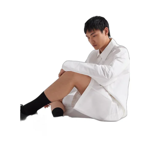 Technical poplin Bermudas