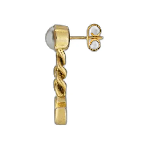 Pearl Double G earrings