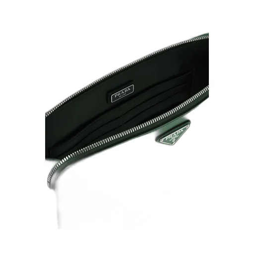 Saffiano leather pouch