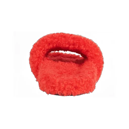 Furry Slide Red White