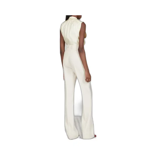 Wool crêpe trouser