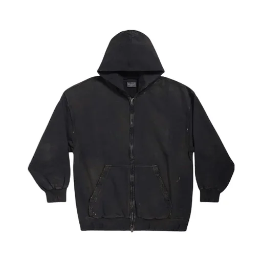 Paris Zip-Up Hoodie Small Fit