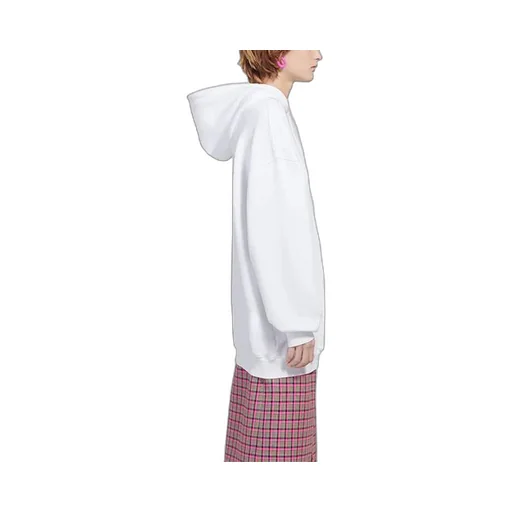 Pullover Drawstring Hoodie White