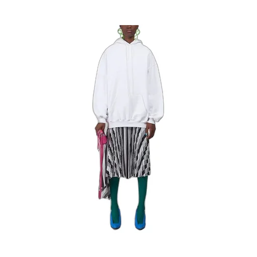 Logo Printing Hoodie White