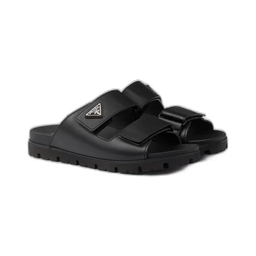 Leather strap sandals