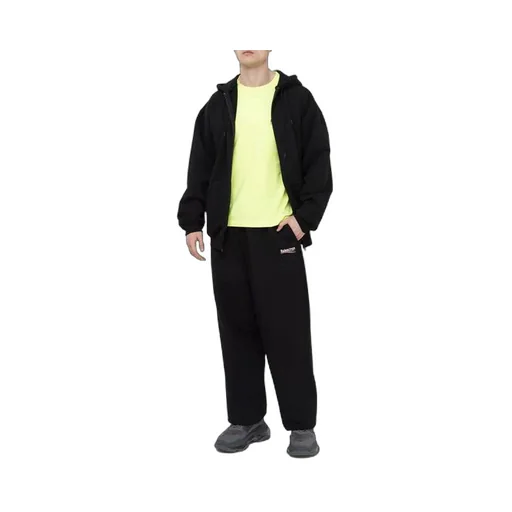 Zipper Long Sleeves Jacket Black