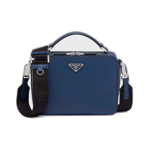 Medium Prada Brique Saffiano leather bag