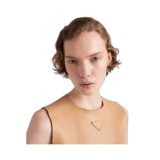 Nappa leather dress
