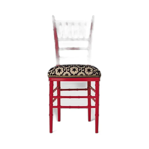 Chiavari chair with GG jacquard