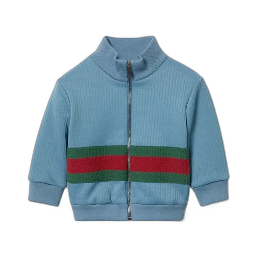 Baby jersey zip jacket