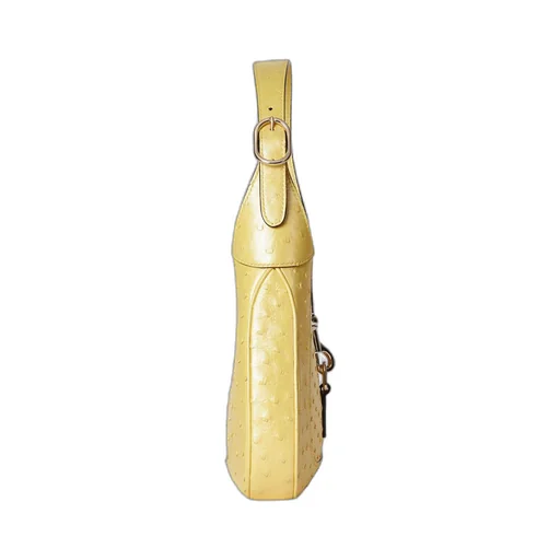 Gucci Jackie ostrich shoulder bag