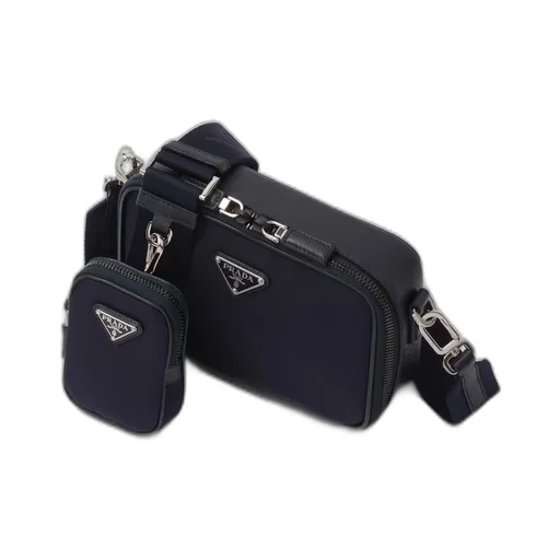 Prada Brique Re-Nylon and Saffiano leather bag