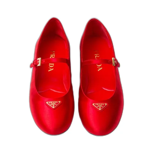 Satin ballerinas