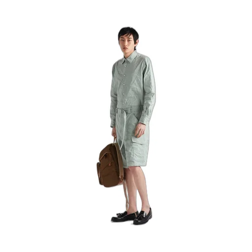 Stretch cotton Bermudas