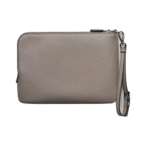 Small Saffiano leather pouch