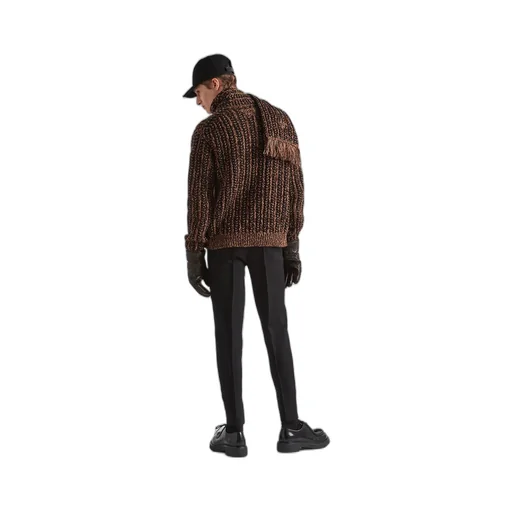 Wool and cashmere crew-neck sweater