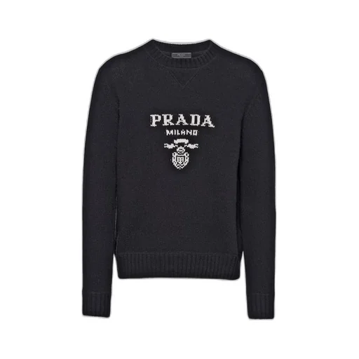 Wool and cashmere crew-neck sweater