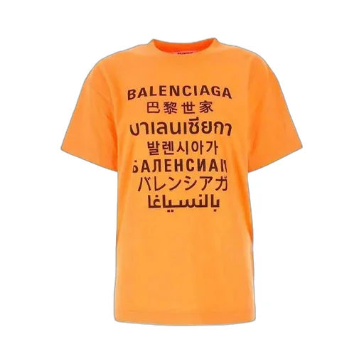 Multilingual Print T-Shirt