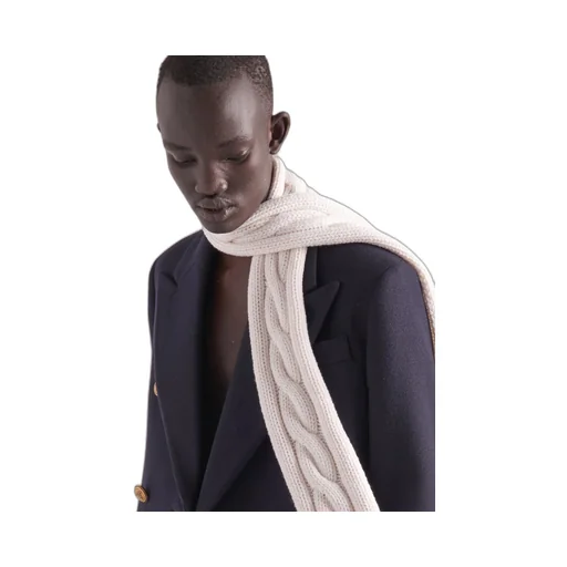 Double-breasted wool and cachemire coat