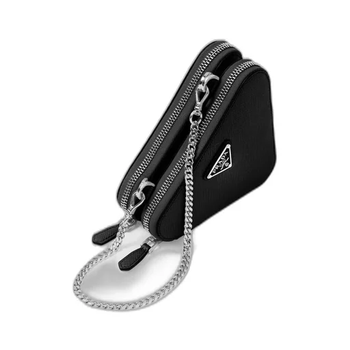 Saffiano leather mini pouch